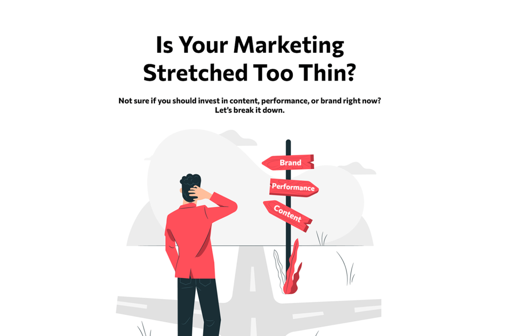 Content, Performance or Brand? How to Prioritize When Resources Are&nbsp;Tight